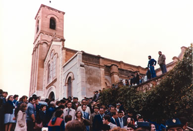1982-Visita del Rey al Santuario