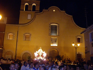 2010-Entrada a la Parroquia de l'Encarnación de Alzira